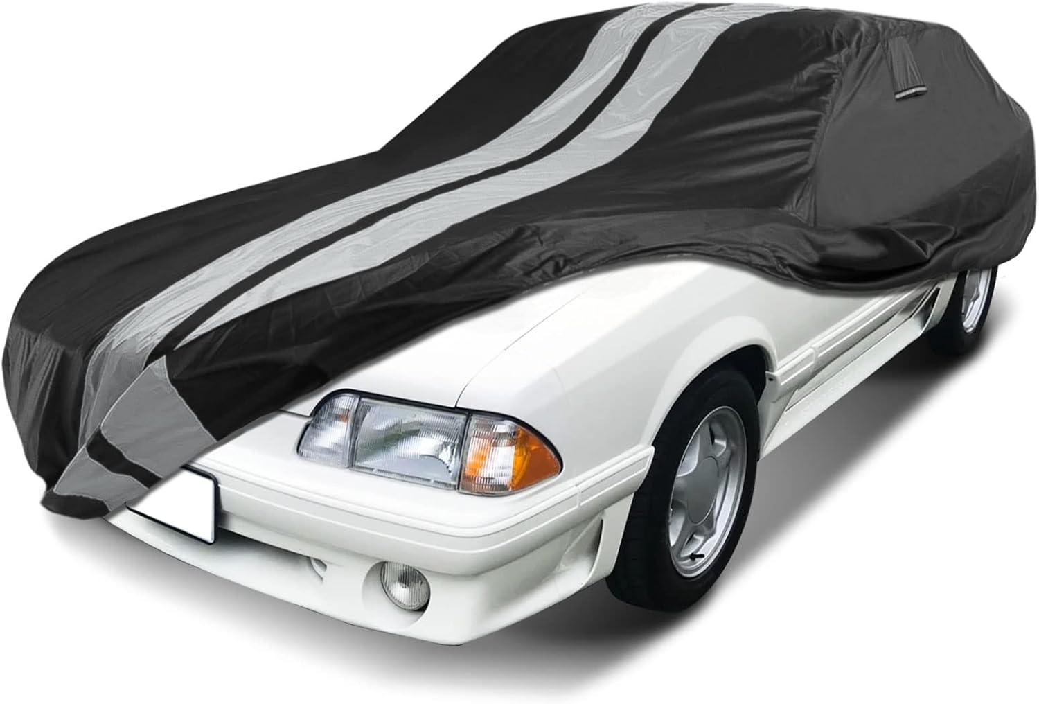 iCarCover Funda de automóvil personalizada para Ford Mustang 1979-2004, impermeable, para todo tipo de clima, lluvia, nieve, UV, protector solar