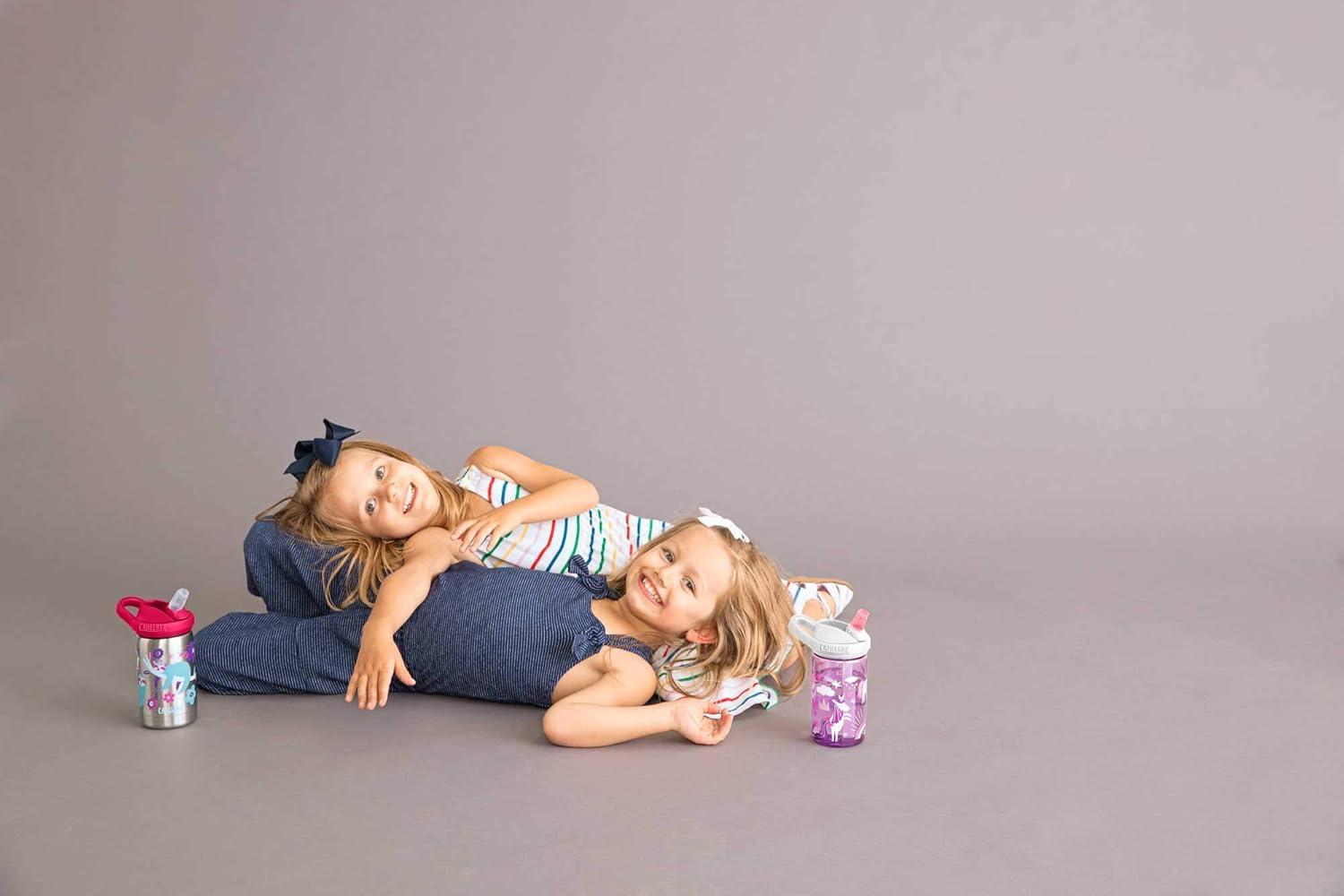 CamelBak Eddy+ Kids Botella de agua sin BPA con popote, 14 onzas  414 ml.