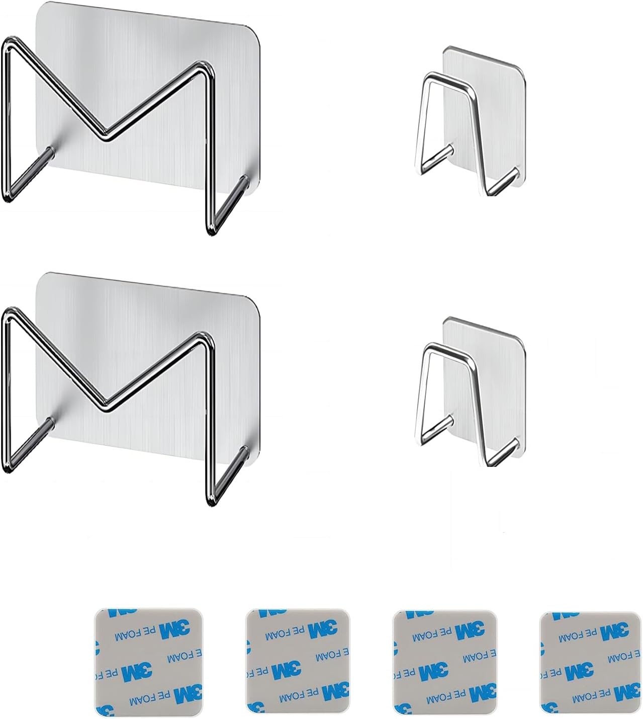 Soporte adhesivo para esponja para fregadero de cocina, sin perforaciones, accesorios de cocina, colgador pegajoso, organizador de fregadero, gancho