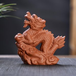 Estatua creativa de los doce animales del zodiaco, bonita figura de té chino, adornos de escritorio que pueden cultivar té, accesorios para mascotas Estatua creativa de los doce animales del zodiaco, bonita figura de té chino, adornos de escritorio que pueden cultivar té, accesorios para mascotas