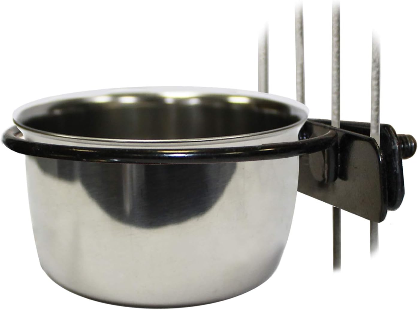Taza de acero inoxidable con soporte  Plato de metal duradero para alimentos y agua  Planeadores de azúcar, erizos, chinchillas, ratas, hurones,