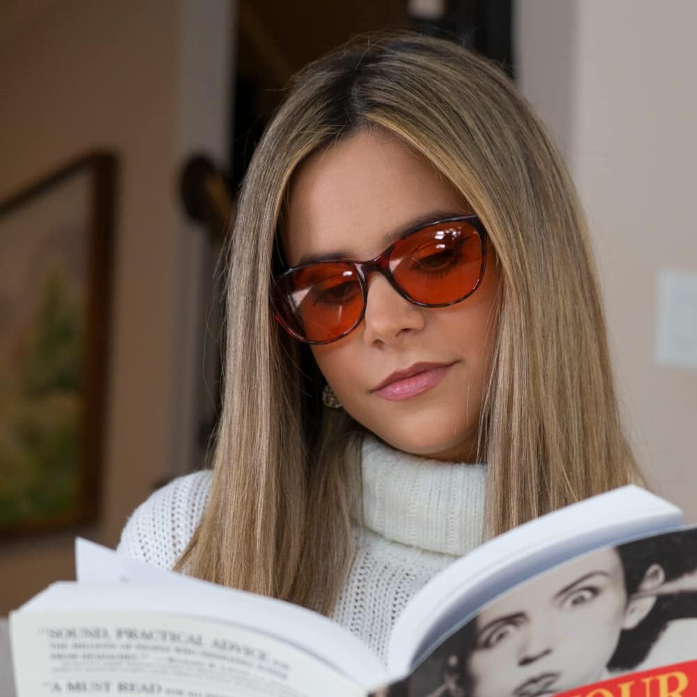 TheraSpecs Audrey Glasses for Migraine, Light Sensitivity, and Blue Light