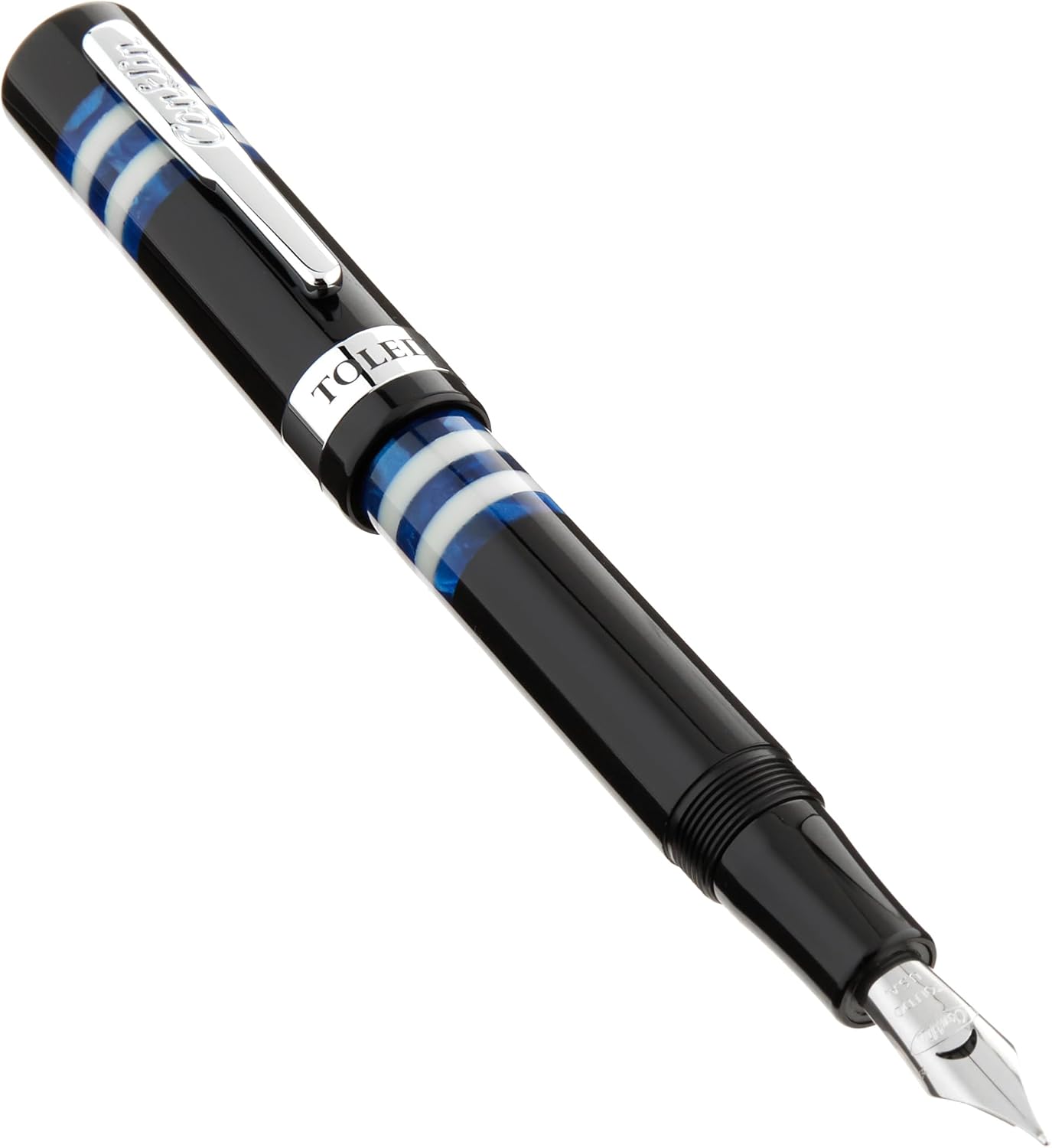 Conklin Toledo – Pluma estilográfica azul, punta media, exquisita pluma de lujo para hombres y mujeres, perfecta para oficina, negocios, escuela,