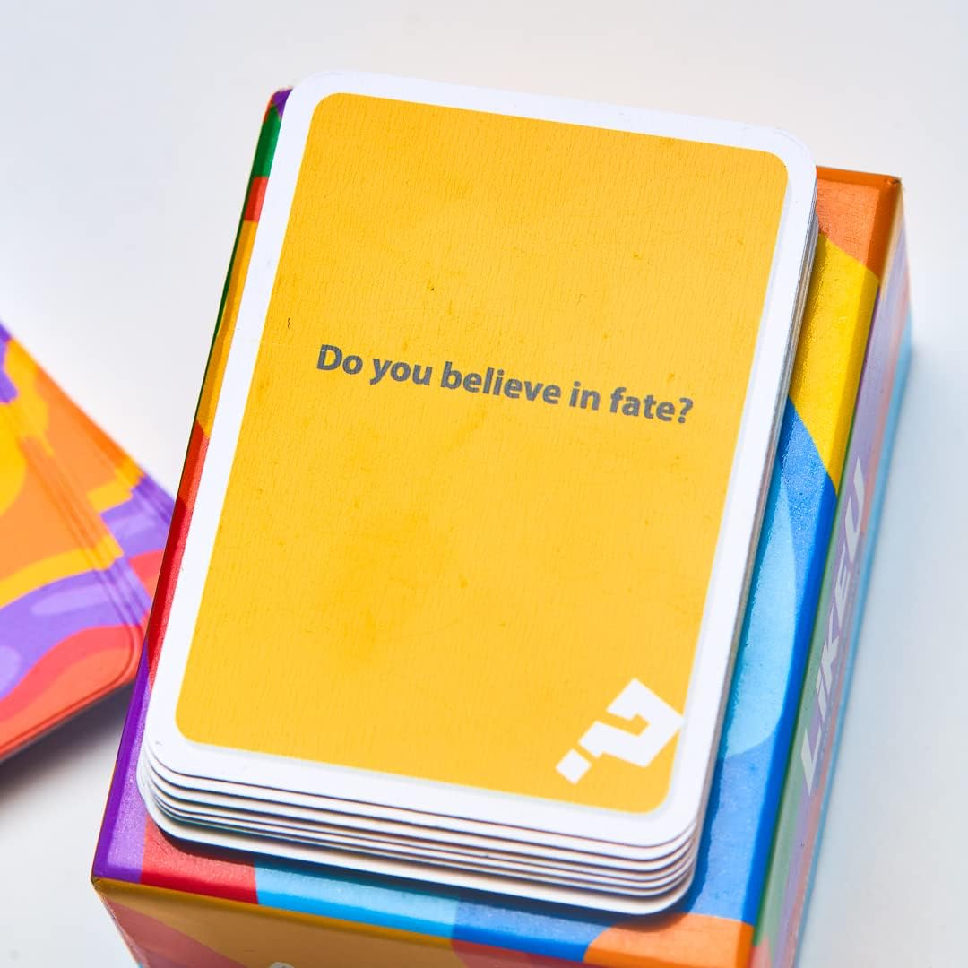 LikeU Cartas para el fin de conversaciones incómodas, juego de cartas para fiestas