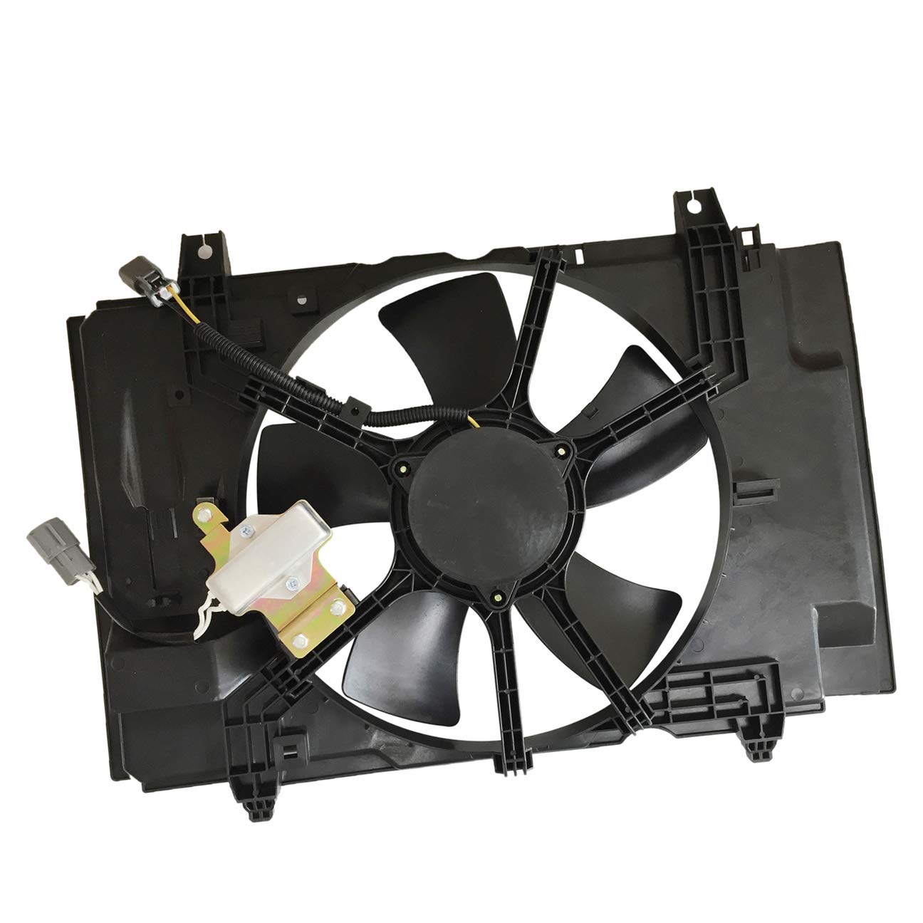 PartsFlow Conjunto de ventilador de refrigeración del radiador para Nissan Versa 620-456 2007 2008 2009 2010 2011 2012