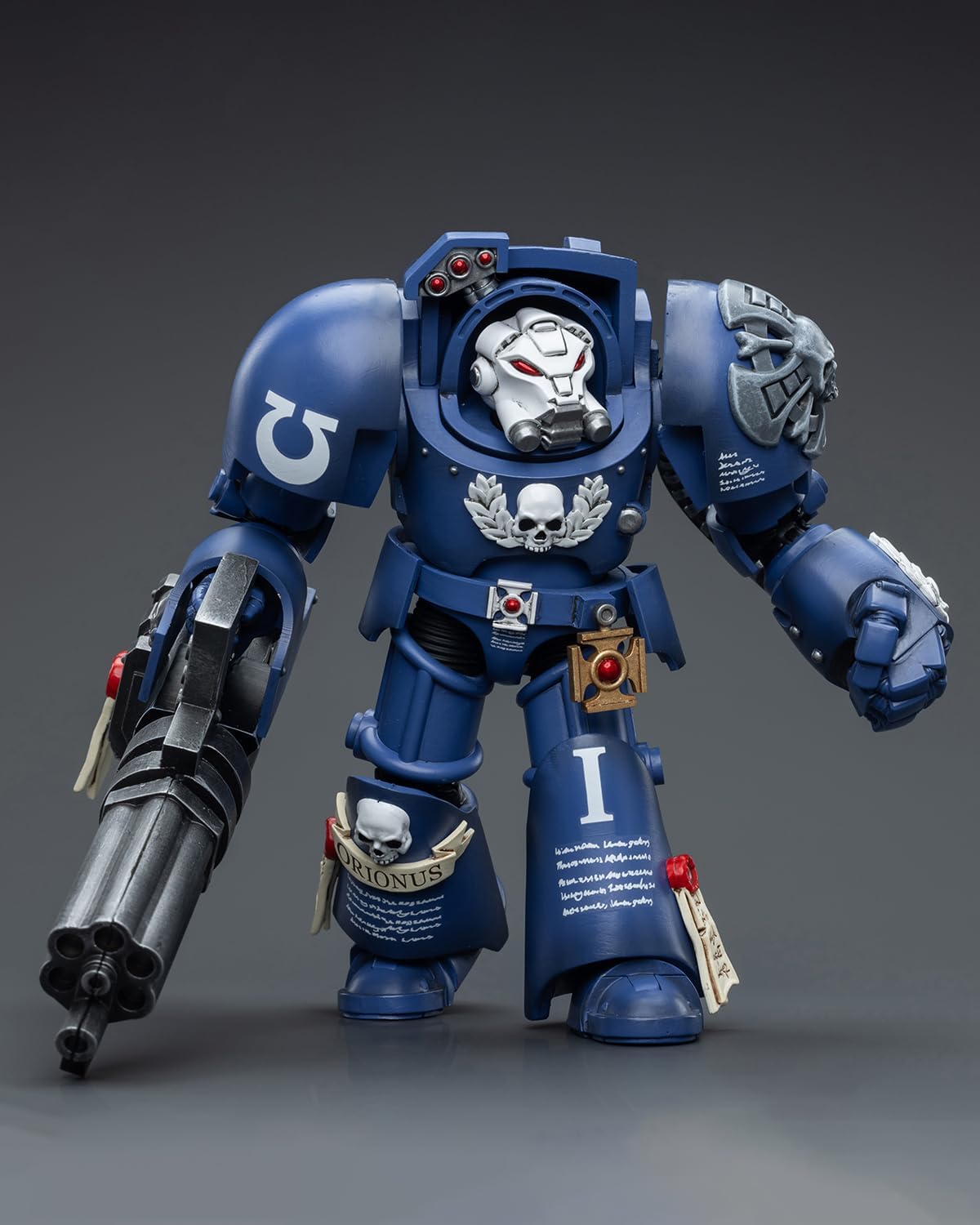 Pipigirl JoyToy – Kit de figuras de acción de 40 K Space Marine con licencia 118 de soldado, ultramarines Terminators Brother Orionus, modelos de 4