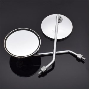 Mirror Motorcycle Round Back View Mirror Moped Side Mirror 8mm 10mm For Kawasaki NINJA 400R GTR1400 ZX14R Z1000SX H2R Mirror Motorcycle Round Back View Mirror Moped Side Mirror 8mm 10mm For Kawasaki NINJA 400R GTR1400 ZX14R Z1000SX H2R