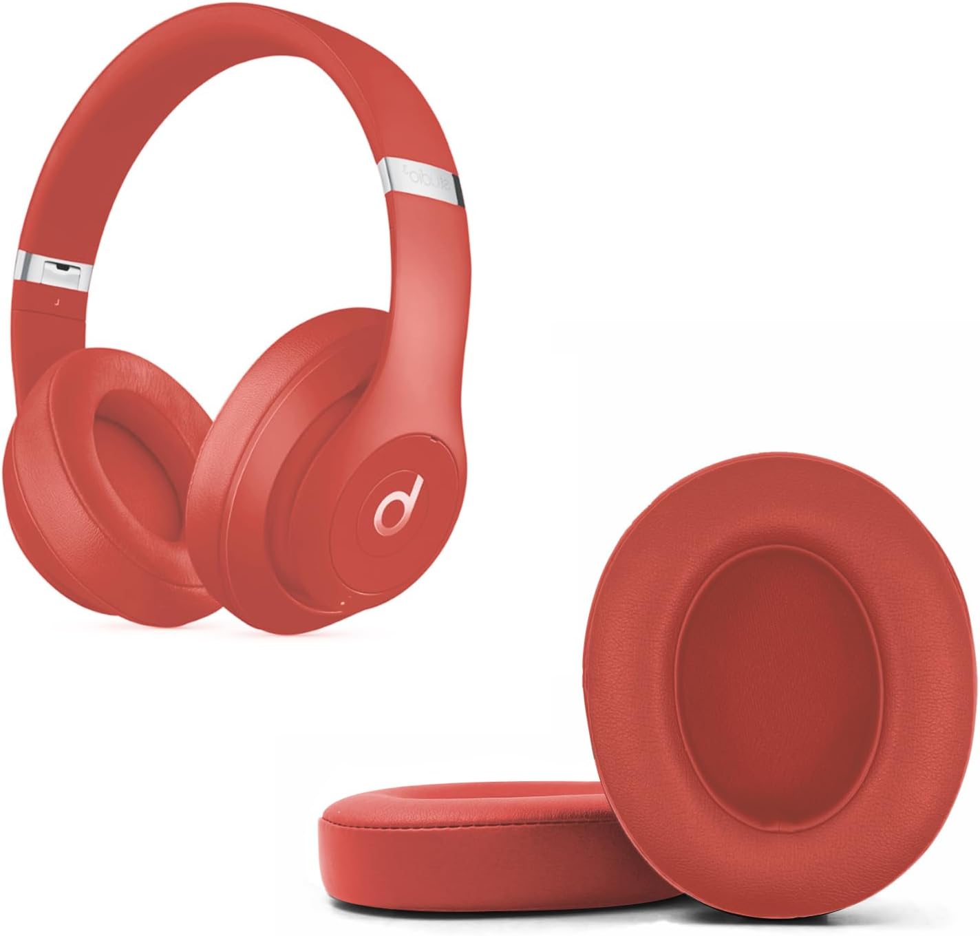 Almohadillas de repuesto para auriculares Beats Studio 2 y Studio 3 con cable e inalámbricos, almohadillas de repuesto para auriculares con