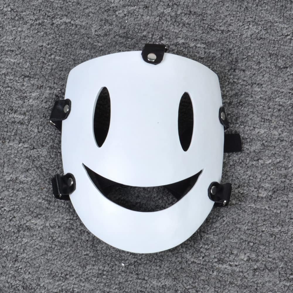 Máscara de invasión de talle alto, maquillaje de Halloween, baile, francotirador, sonreírsin boca, cara realiza accesorios de cosplay