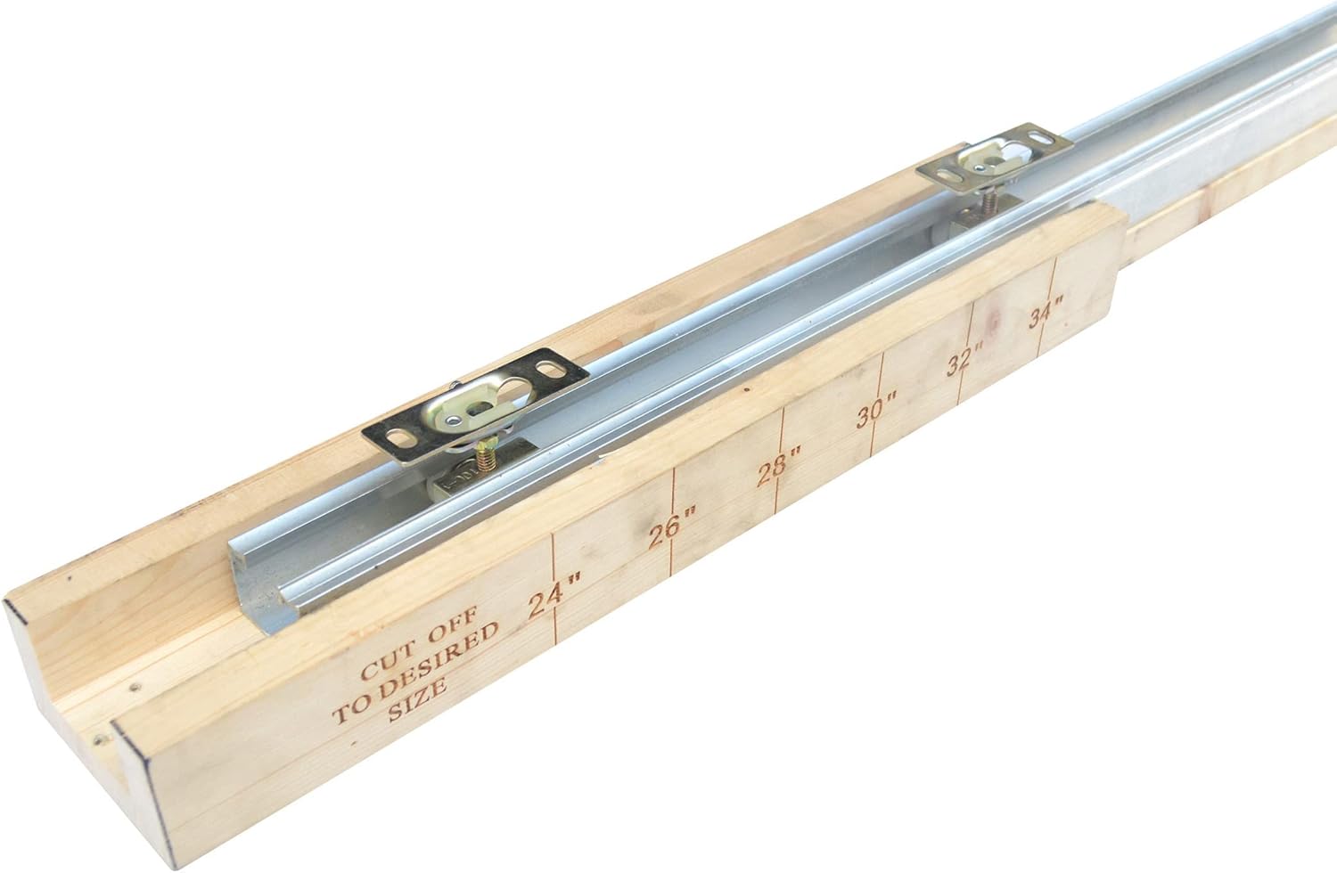 DIYHD Kit de marco de puerta corrediza de 36 x 96 pulgadas para pared de pernos de 2 x 4, accesorios de marco de puerta interior ocultos, ajuste de