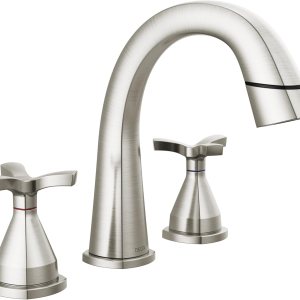 DELTA FAUCET 357756-SSPD-PR-DST Stryke – Grifo de baño, Lumicoat Inoxidable DELTA FAUCET 357756-SSPD-PR-DST Stryke – Grifo de baño, Lumicoat Inoxidable