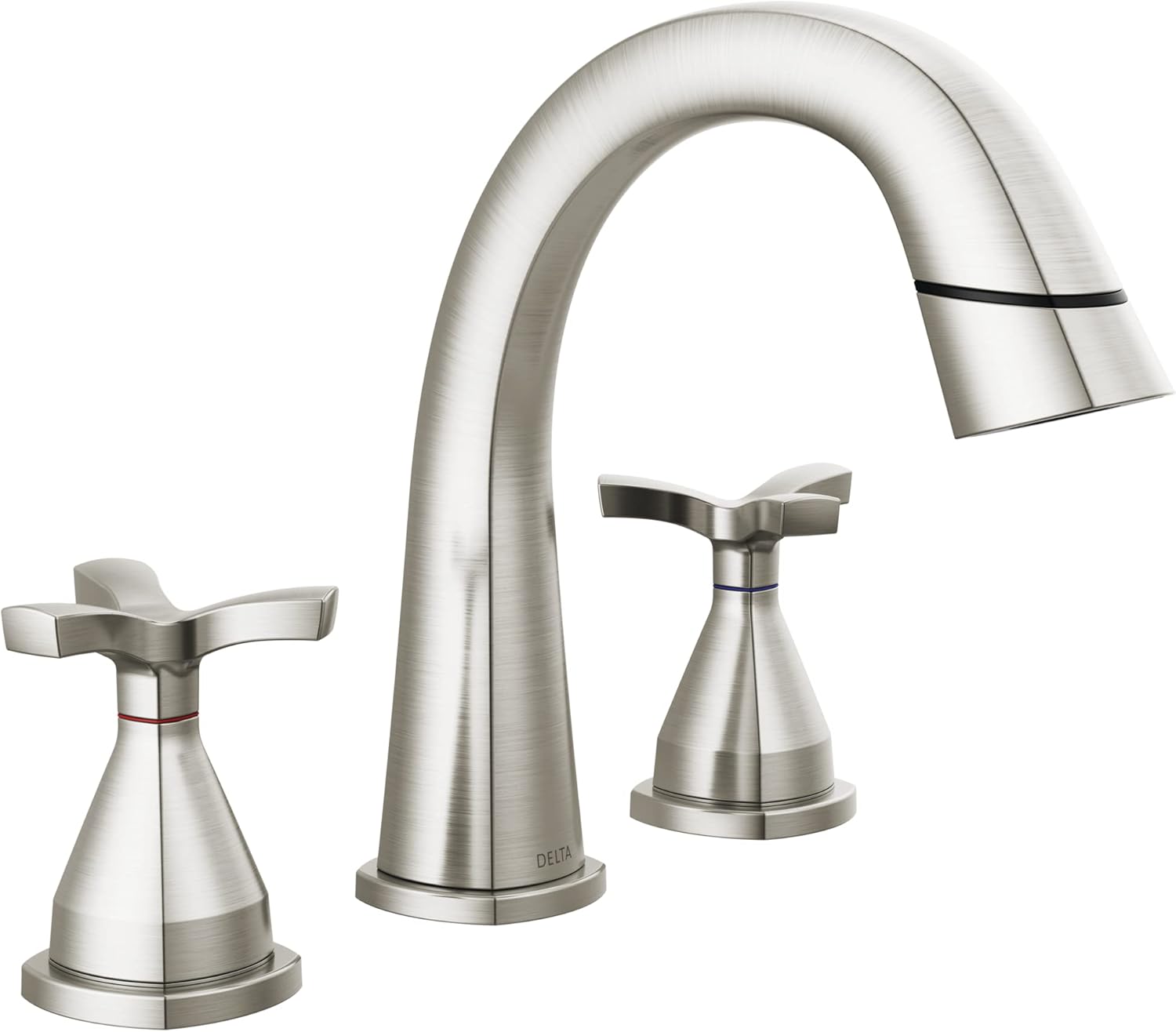 DELTA FAUCET 357756-SSPD-PR-DST Stryke – Grifo de baño, Lumicoat Inoxidable
