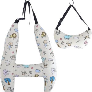 Forma de H soporte para la cabeza del coche para niños, almohada de viaje de coche de 28 x 22 pulgadas con reposacabezas para niños y adultos para Forma de H soporte para la cabeza del coche para niños, almohada de viaje de coche de 28 x 22 pulgadas con reposacabezas para niños y adultos para