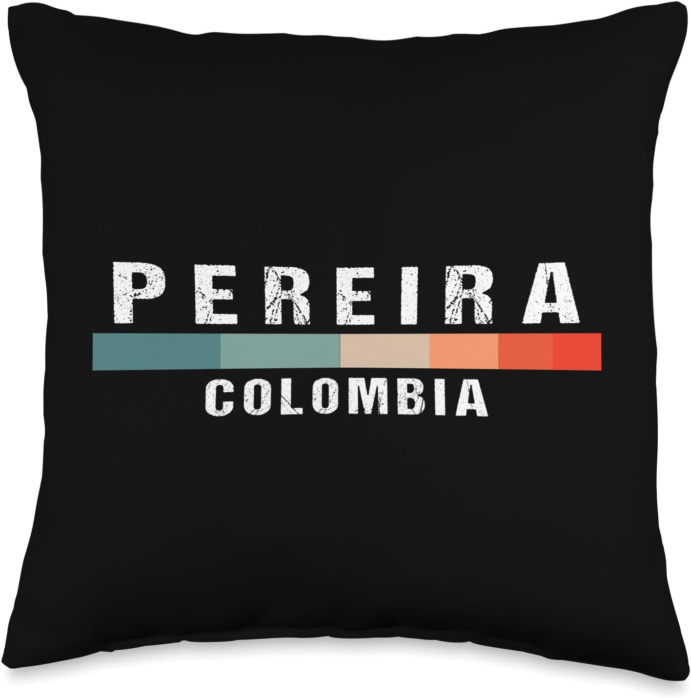 Pereira Colombia City Trip Throw Pillow, 16×16, Multicolor