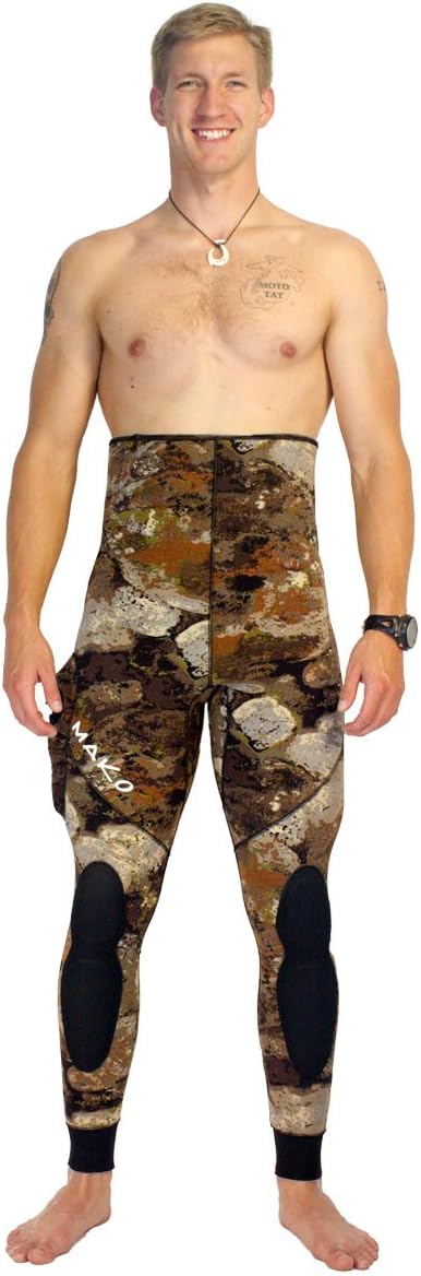 Traje de neopreno de pesca submarina 3D Yamamoto Reef Camo de 0.197in, 2 piezas