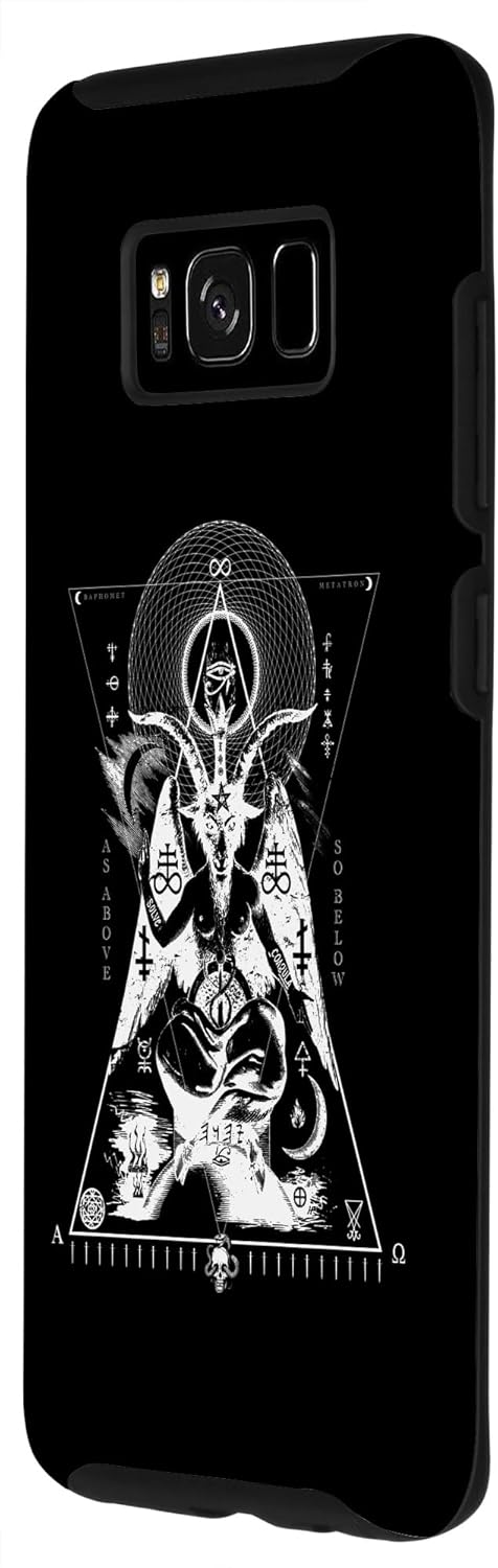 Galaxy S8 BAPHOMET – As Above So Below – Occult Sacred Geometry Case