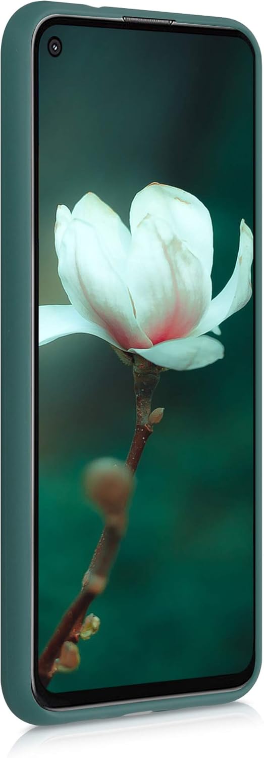 kwmobile Funda compatible con Google Pixel 4a 5G – Funda protectora de silicona TPU suave y delgada – Azul Verde