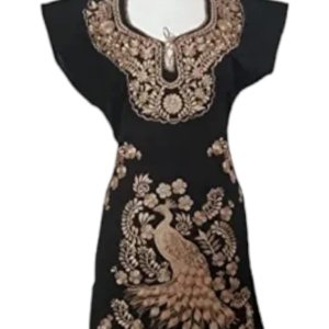 Authentic Mexican Embroidered Dress from Mexico womens vestidos bordados mexicanos huipil black colorful dress vestidos long traditional bordados Authentic Mexican Embroidered Dress from Mexico womens vestidos bordados mexicanos huipil black colorful dress vestidos long traditional bordados