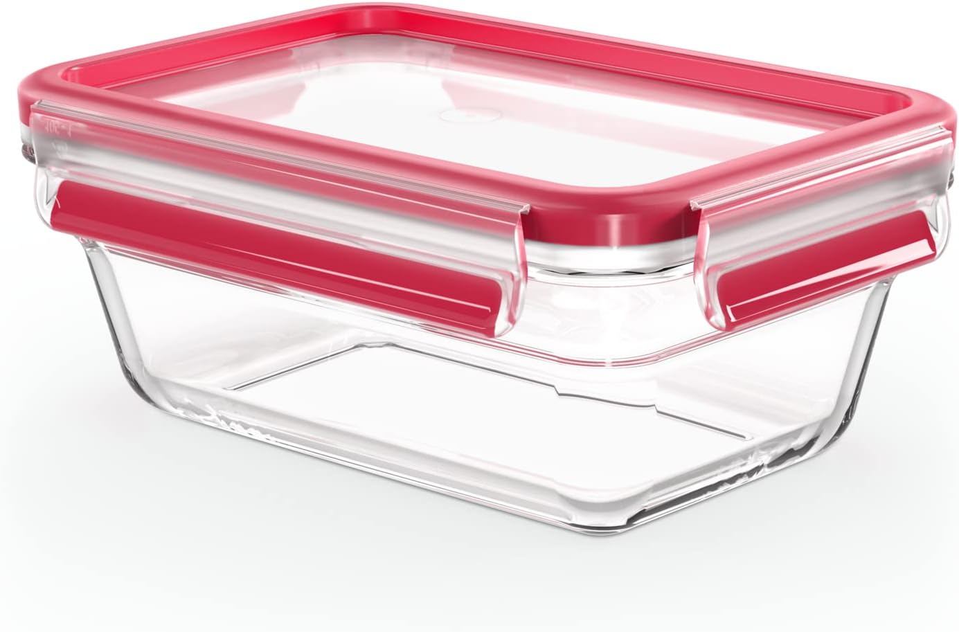 Tefal Masterseal N1040810 – Recipiente rectangular para alimentos (0,85 L, capacidad para almacenamiento de alimentos, apilable, apto para horno y
