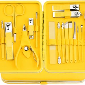 Juego de herramientas de manicura y pedicura, herramientas de cuidado de uñas de acero inoxidable, herramientas profesionales de cuidado de aseo, Juego de herramientas de manicura y pedicura, herramientas de cuidado de uñas de acero inoxidable, herramientas profesionales de cuidado de aseo,
