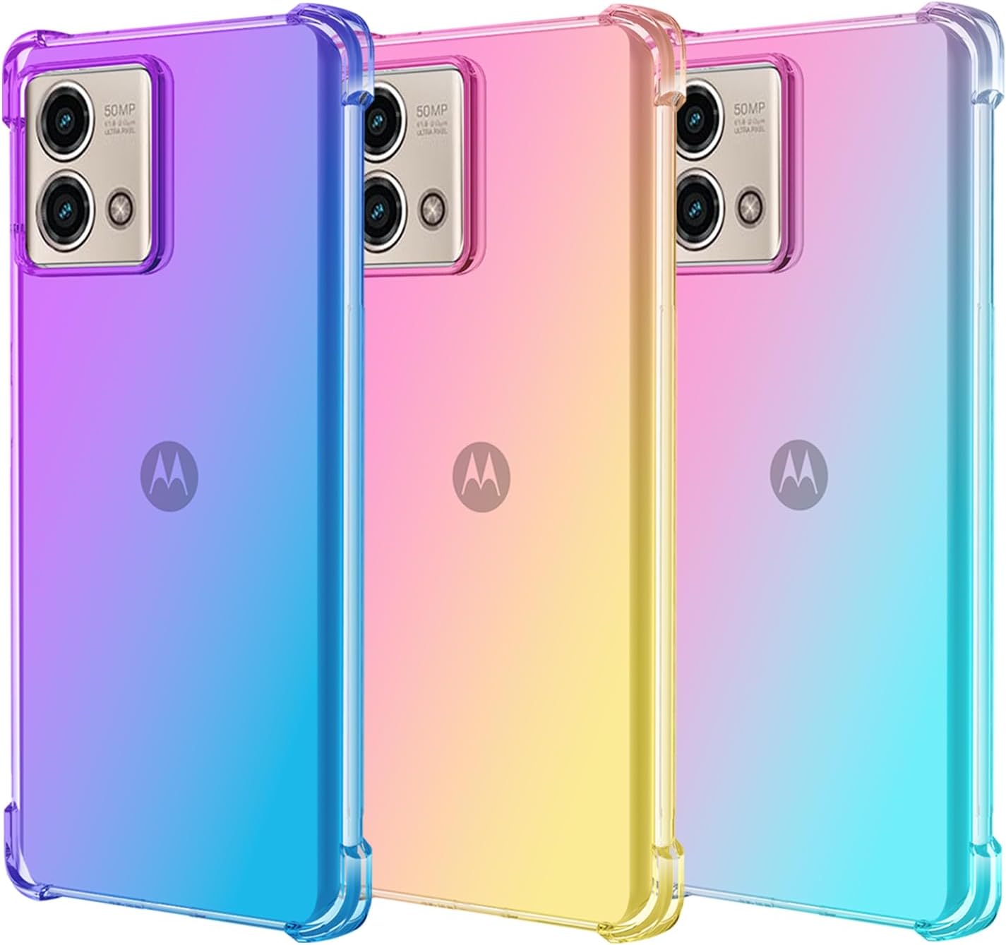 Osophter Funda para Moto G Stylus 5G 2023 transparente para mujeres y niñas con protector de pantalla, esquinas reforzadas de poliuretano