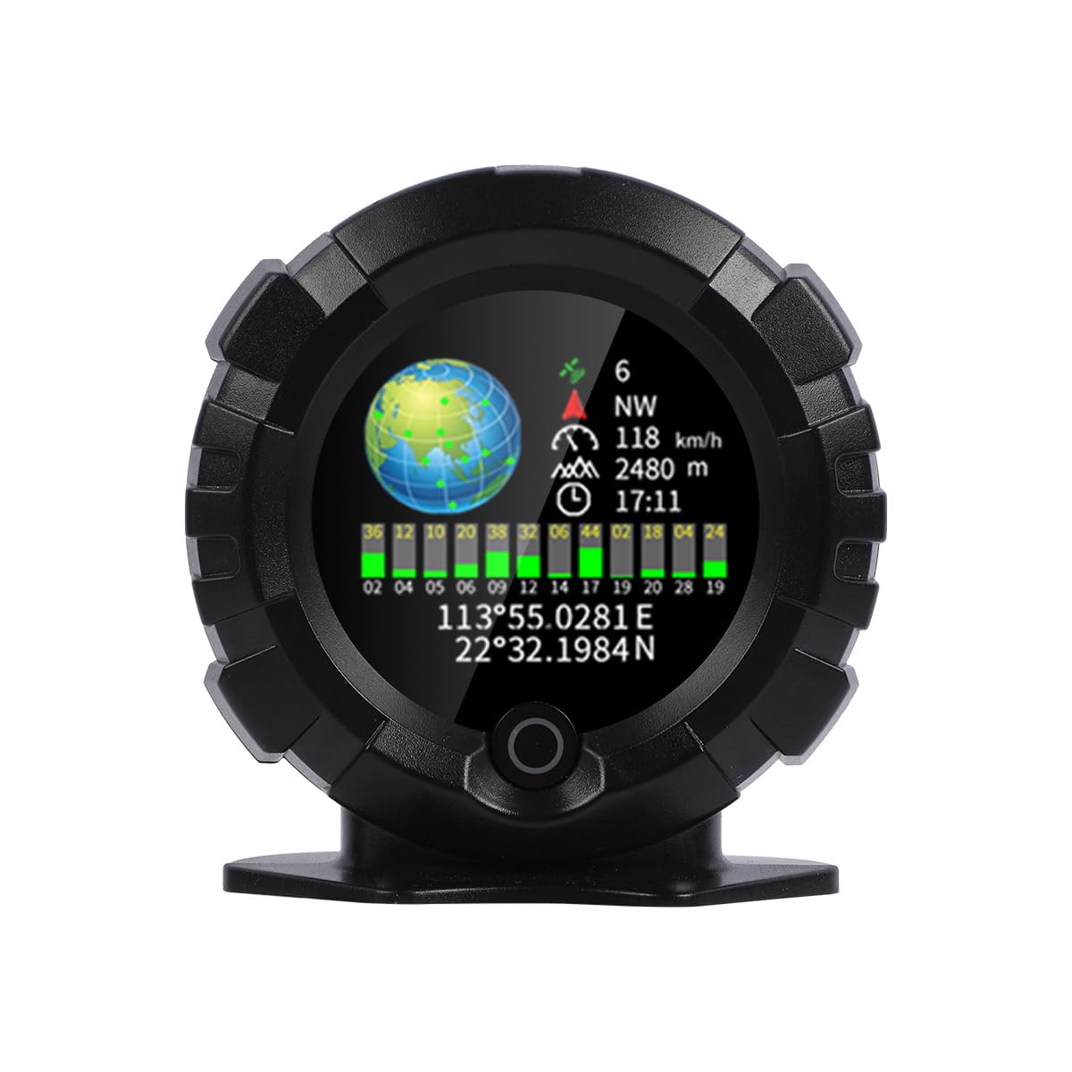 MR CARTOOL M96 Head-Up Display Car OBD Inclinómetro Digital Pitch Pitch Medidor de ángulo de pendiente Accesorios Off-Road Medidor HUD multifuncional