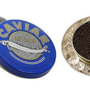 Juego de 2 Caviar clásico de Ossetra Malossol de Tsar Kaluga y Old Classic Ossetra Malossol, 8 onzas cada uno Sabor rico, calidad, cosecha Juego de 2 Caviar clásico de Ossetra Malossol de Tsar Kaluga y Old Classic Ossetra Malossol, 8 onzas cada uno Sabor rico, calidad, cosecha