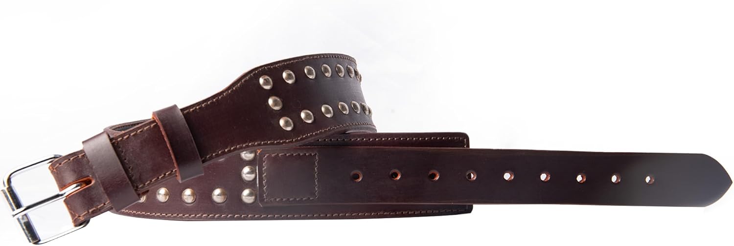 Hulara Cinturón de transporte oculto de cuero genuino cinturón cónico Ranger cinturón para pistola, cinturón táctico vaquero para hombre, cinturón