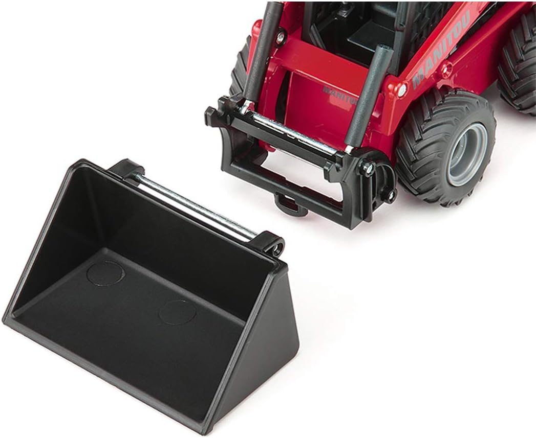 Siku 3049 Farmer Manitou 3300V Minicargadora Minicargadora, Rojo