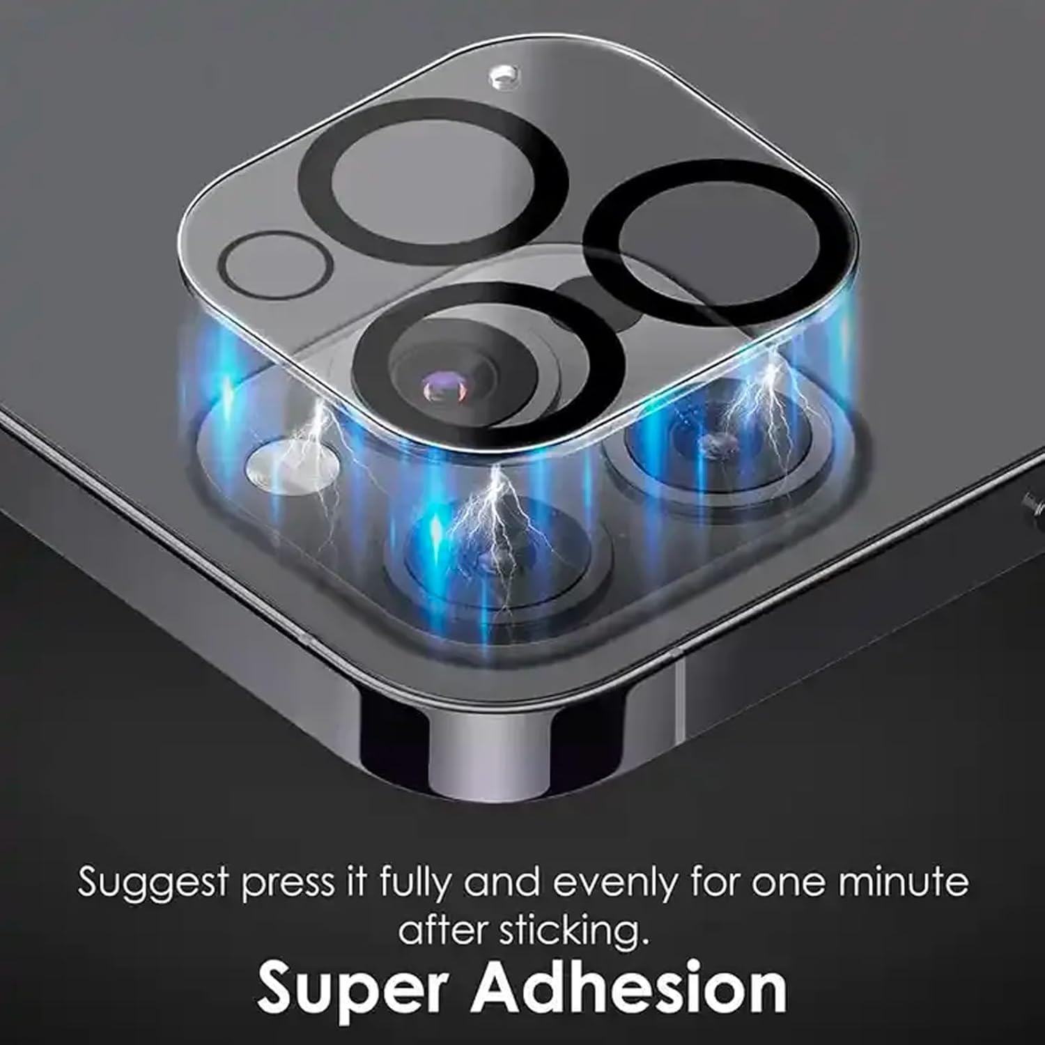 Paquete de 3 protectores de lente de cámara compatibles con iPhone 15 Pro MaxiPhone 15 Pro, protector de pantalla de vidrio templado compatible con