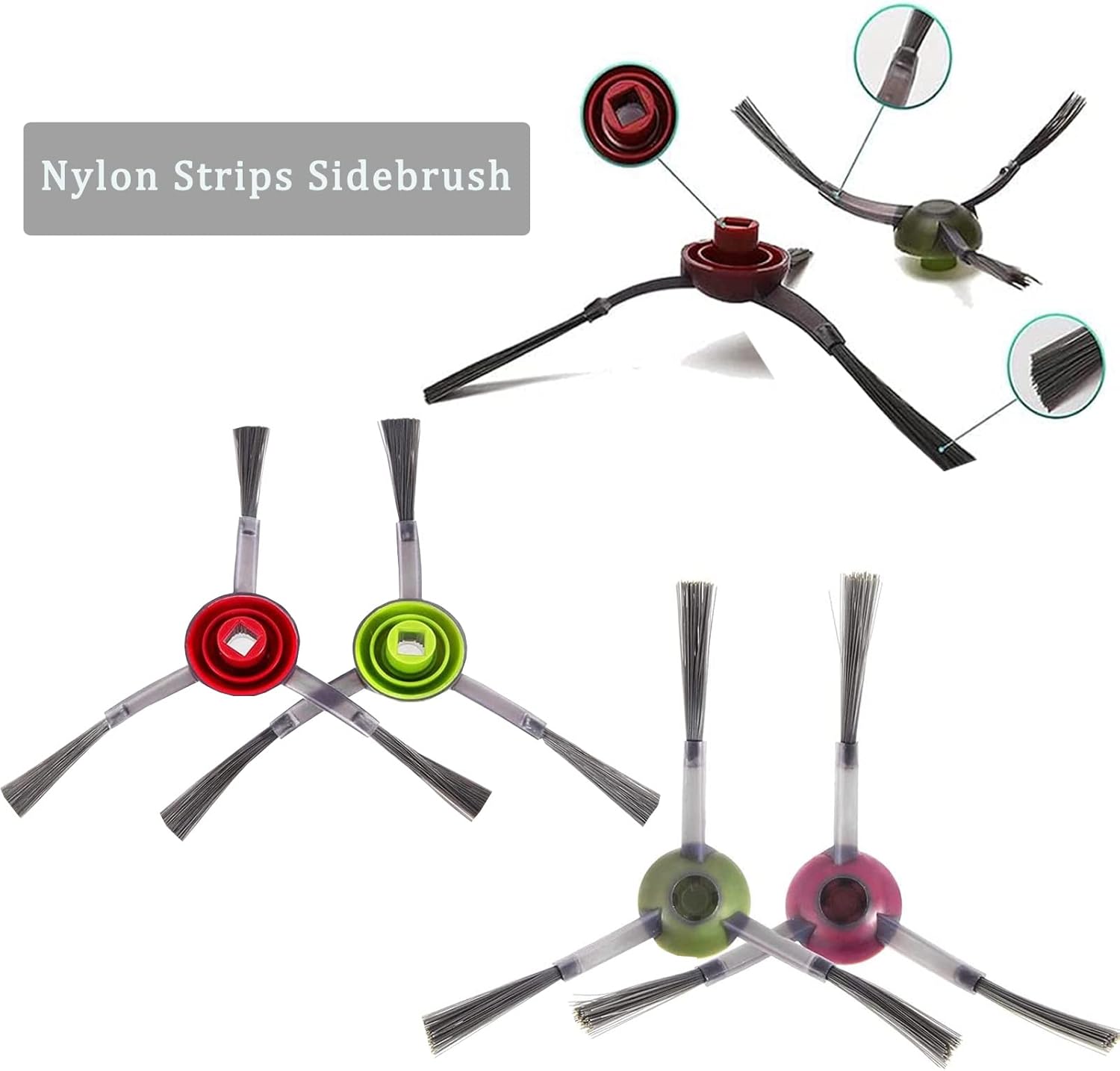 GYLBF Kit de accesorios para Ecovacs Deebot X1 Omni  T10 Omni, piezas de repuesto para aspiradora Ecovacs Deebot X1 Turbo, 2 cepillos principales, 4