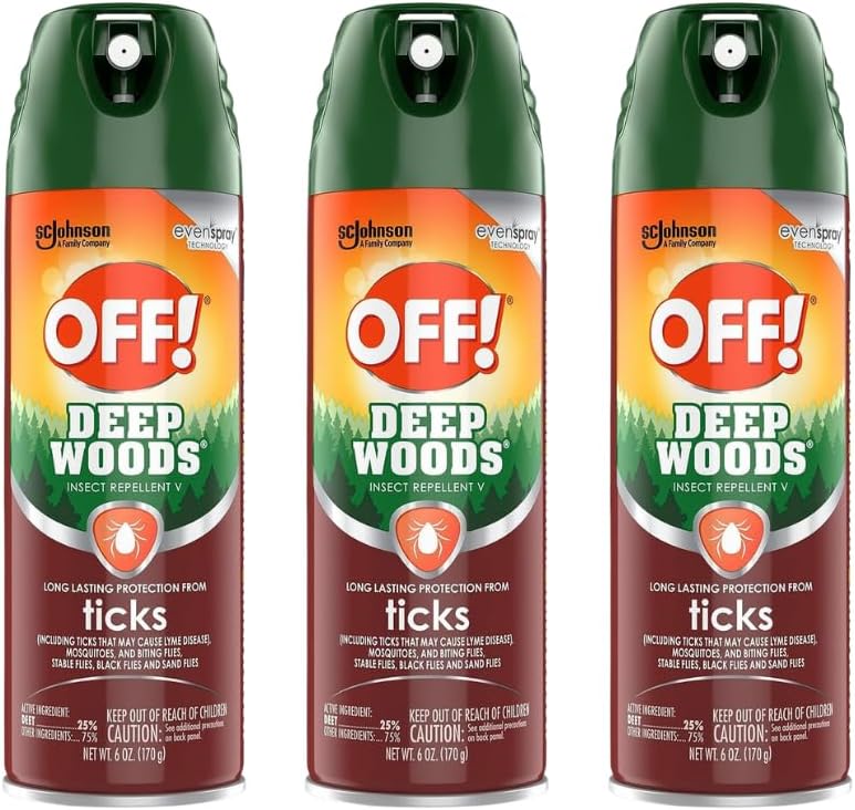 OFF! Sportsmen – Aerosol de garrapatas de 6 onzas (paquete de 3)