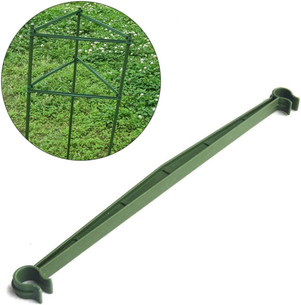 24pcs Accesorios de Interior Planta de Pepino Plantas de Interior Plantas de Casa Flor Enrejado Jardín Enrejado Conector Jaula de Plantas Barra de