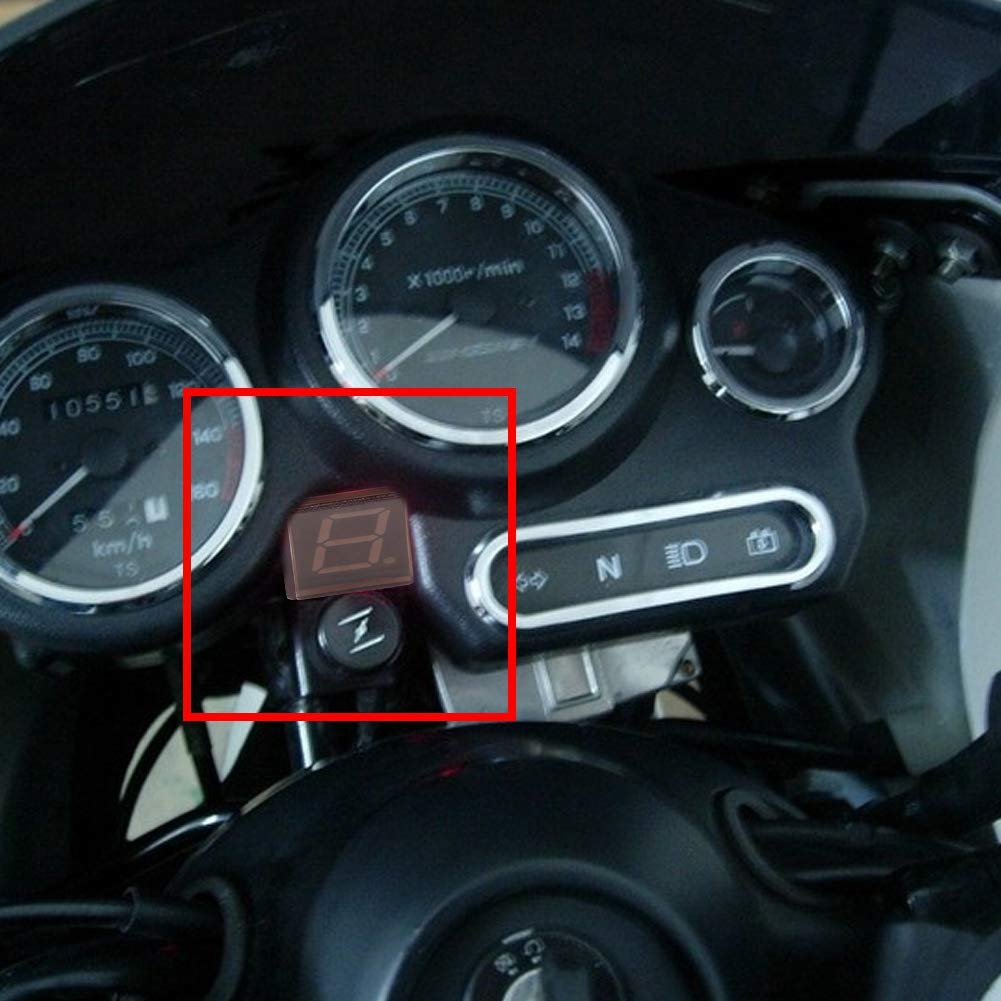 Indicador de engranaje de motocicleta universal para motocicleta, indicador digital de 6 velocidades, palanca de cambios, sensores de engranajes,
