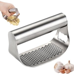 Stainless Steel Garlic Press, 2024 New Garlic Press Rocker Crusher Garlic Masher, Premium Sainless Steel Manual Garlic Presser Crusher Garlic (A) Stainless Steel Garlic Press, 2024 New Garlic Press Rocker Crusher Garlic Masher, Premium Sainless Steel Manual Garlic Presser Crusher Garlic (A)