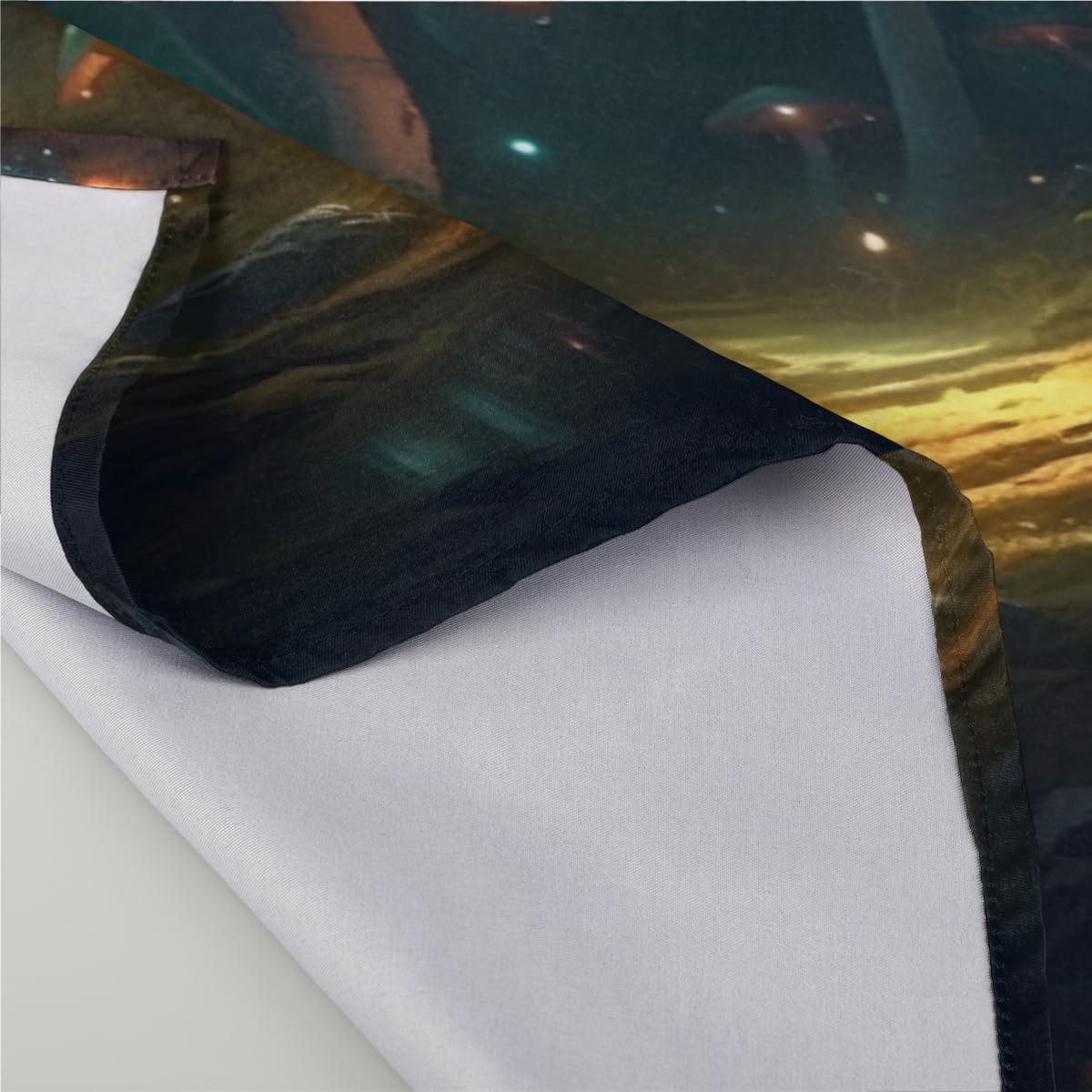 Cloth Napkins Set of 6 Glow Mushrooms 20×20 Inch Cloth Napkins Tropical Forest Washable Reusable Kitchen Dinner Napkins Table Decor for Wedding,