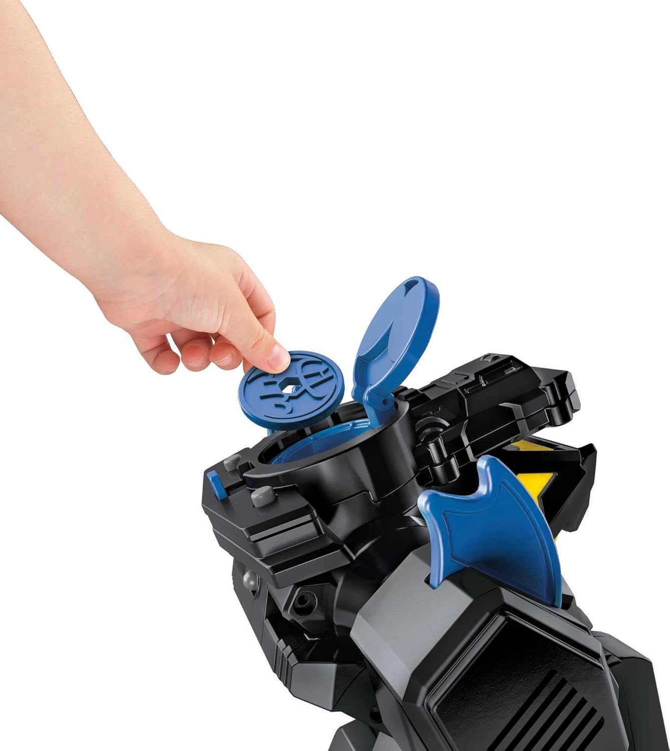 Batbot de Fisher Price Imaginext, Estándar, Negro, azul, gris, amarillo