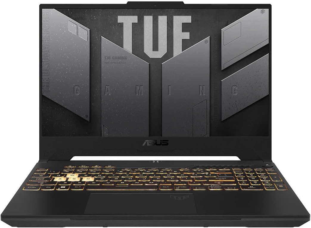 ASUS Laptop para juegos TUF F15 2023, pantalla FHD de 15.6 pulgadas a 144 Hz, procesador Intel i5-12450H de 12 generación, GeForce RTX 3050Ti, 16 GB