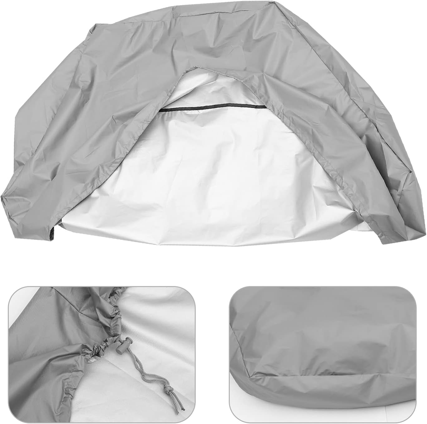 Hemoton 1 funda hexagonal para caja de arena, cubierta de piscina Oxford para arenero, cubierta de protección para caja de arena hexagonal, cubierta