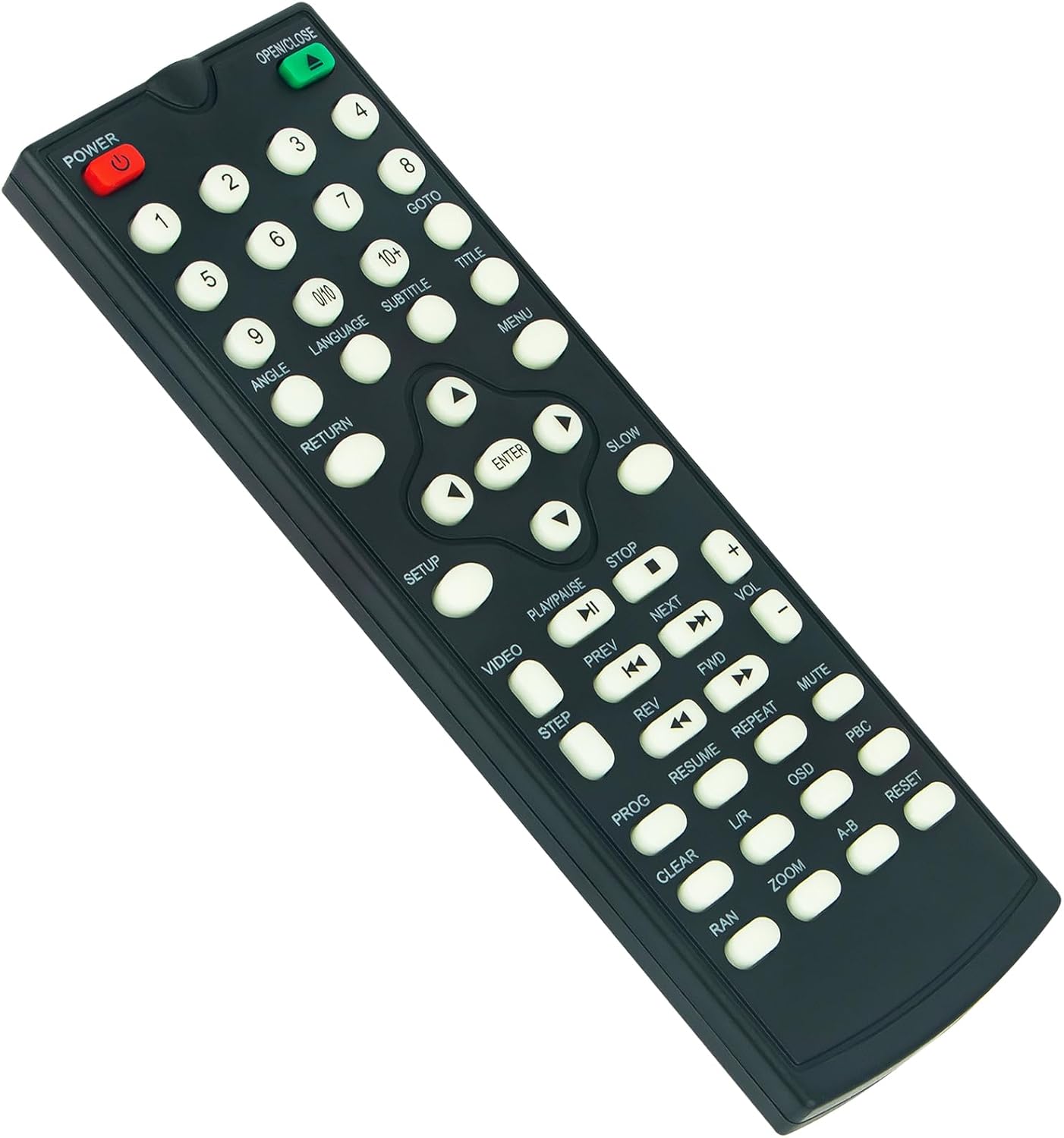 Reemplace el trabajo de control remoto para el reproductor de DVD Sylvania SDVD6655-B SDVD6656