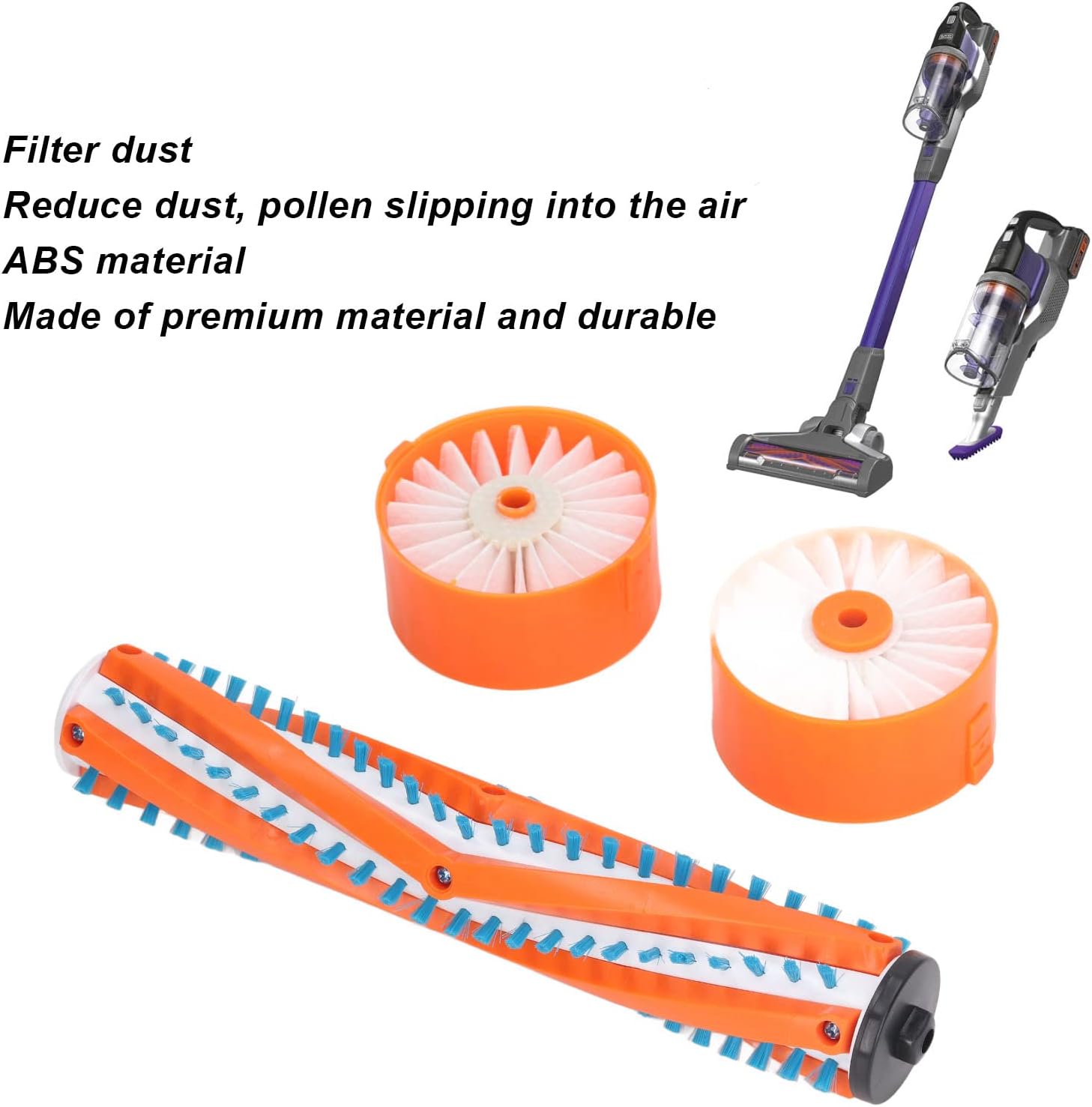 Kit de limpieza para el hogar, accesorios para aspiradora BSV2020G BSV2020P Kit de filtro de rodillo de cepillo principal Kit de filtro de barra de