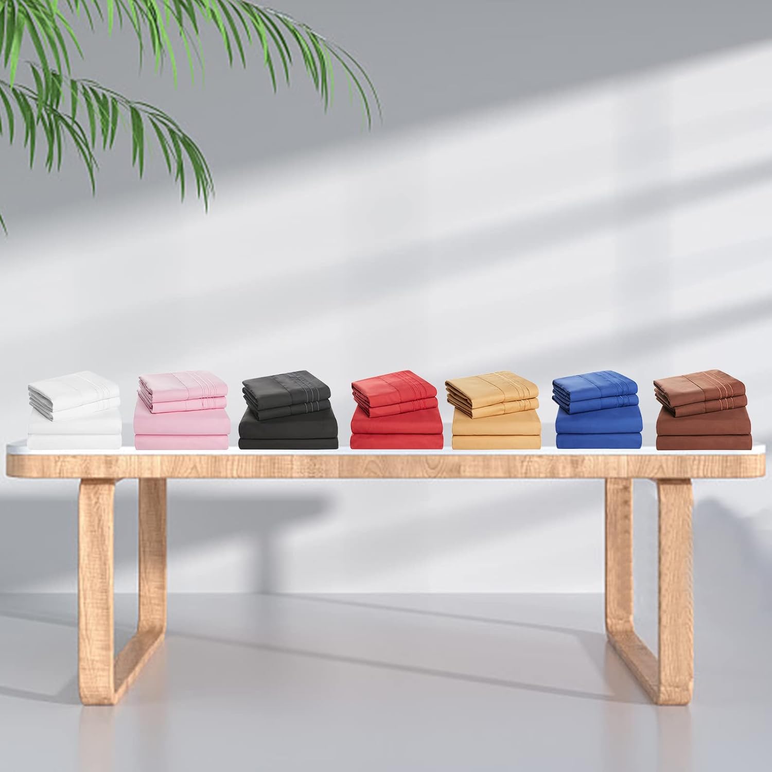 NexHome – Juego de sábanas de tamaño Queen para cama matrimonial, color gris, de microfibra, negro, juego de sábanas lavables, juego de sábanas de
