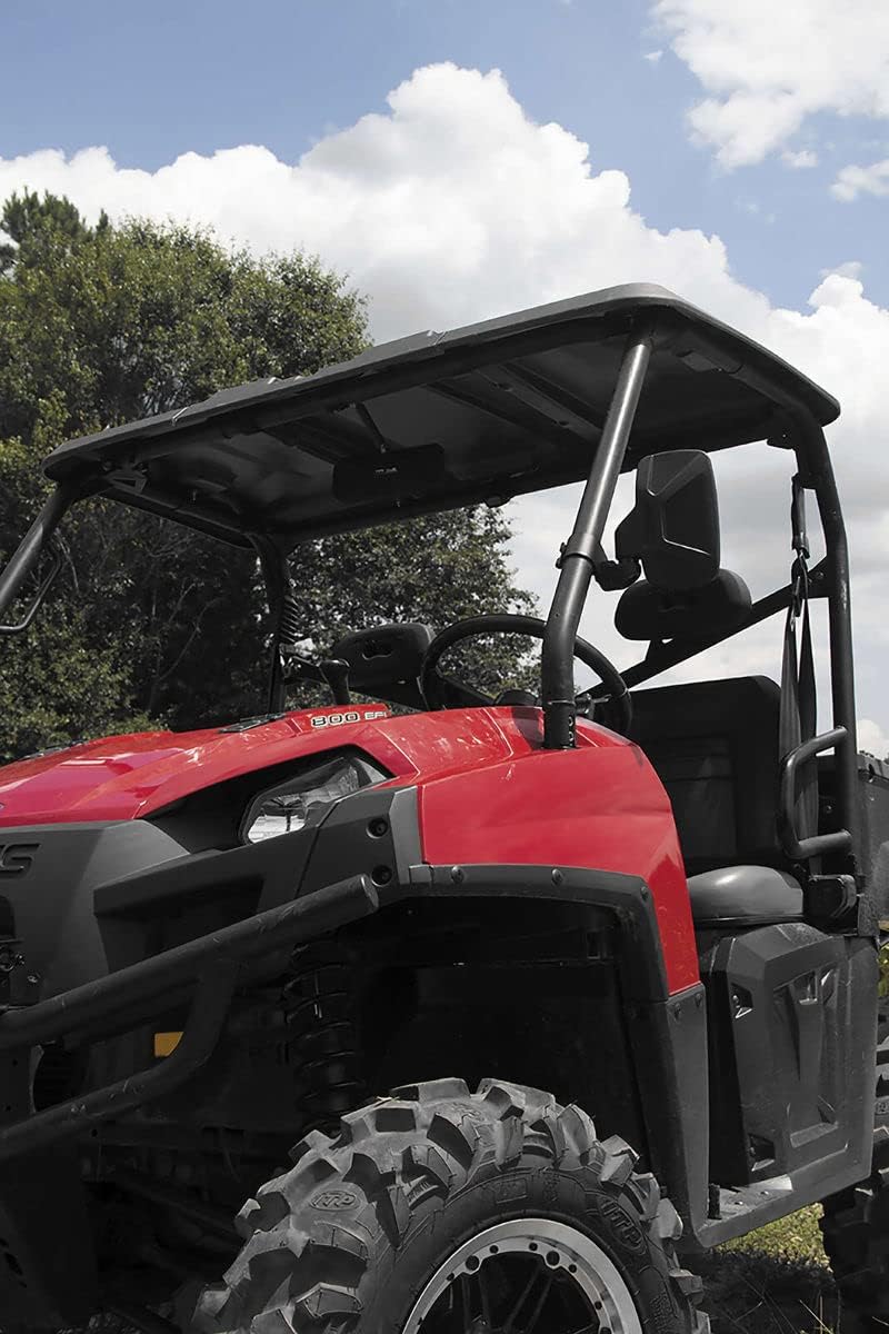 Seizmik Espejos laterales plegables UTV para modelos UTV de tubo redondo de 2 pulgadas  Juego de 2  Compatible con modelos seleccionados Yamaha, Can