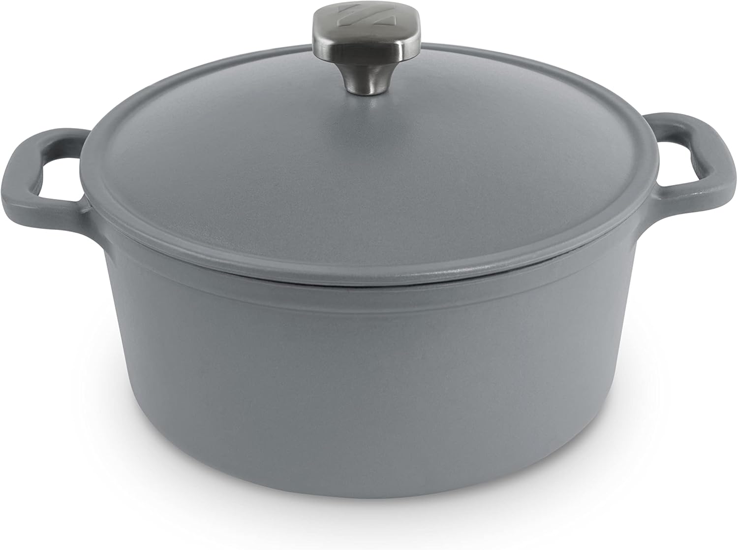 DASH Zakarian by DASH – Horno holandés antiadherente de hierro fundido de 4.5 cuartos de galón, olla antiadherente de cerámica de titanio con tapa y