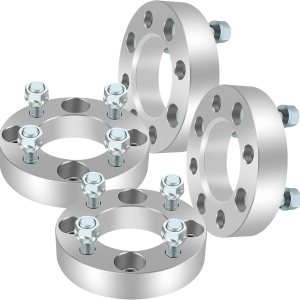 ECCPP 4 espaciadores de rueda de 4 x 114.3 y 1.25 pulgadas, 4 lengüetas de 4 x 4.5 a 4 x 4.5, pernos de 12 x 1.5 pulgadas de 3.075 in para Accord ECCPP 4 espaciadores de rueda de 4 x 114.3 y 1.25 pulgadas, 4 lengüetas de 4 x 4.5 a 4 x 4.5, pernos de 12 x 1.5 pulgadas de 3.075 in para Accord