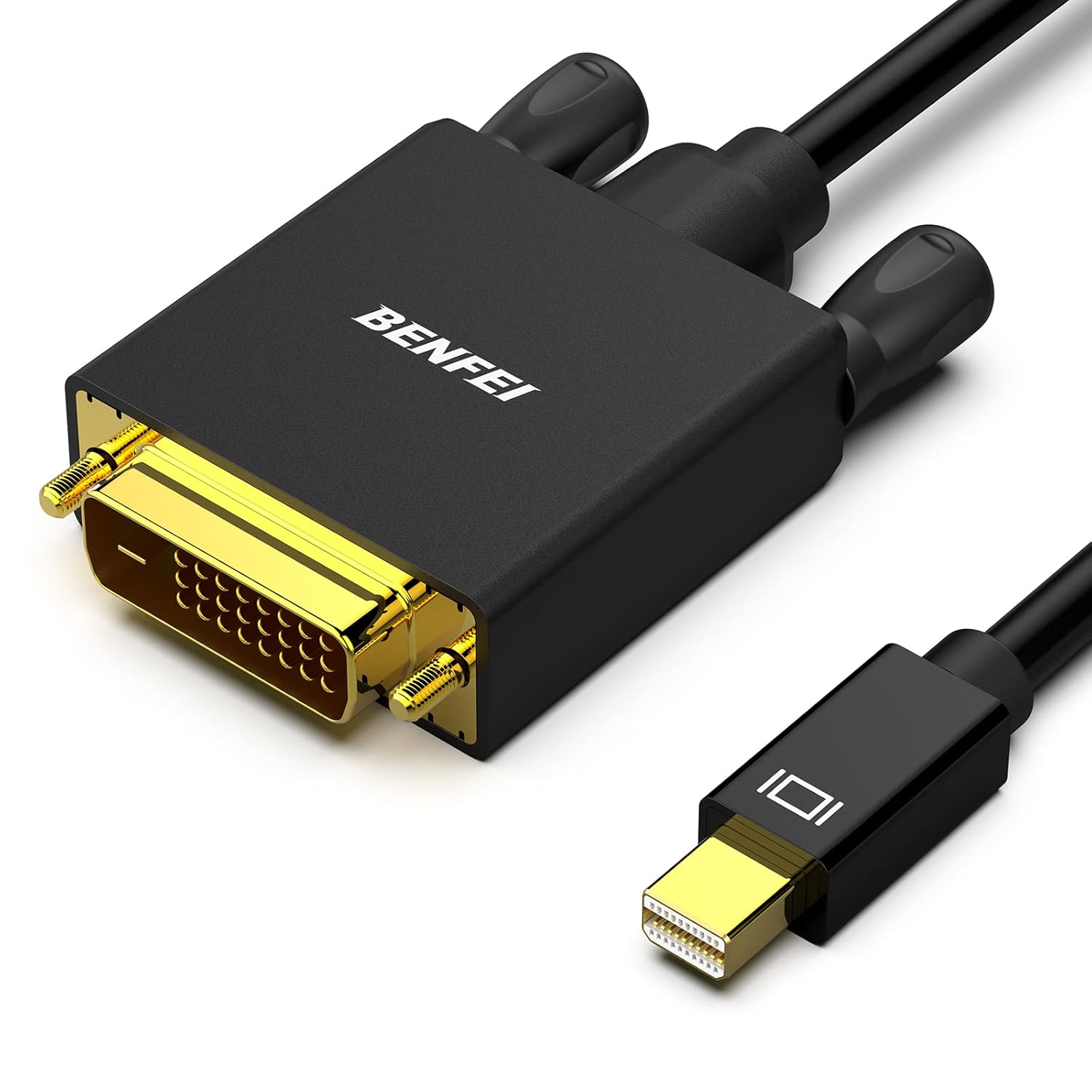 BENFEI Cable Mini DisplayPort a DVI, cable de Mini DisplayPort a DVI de 10 pies (compatible con Thunderbolt 2) con MacBook AirPro, Surface ProDock,
