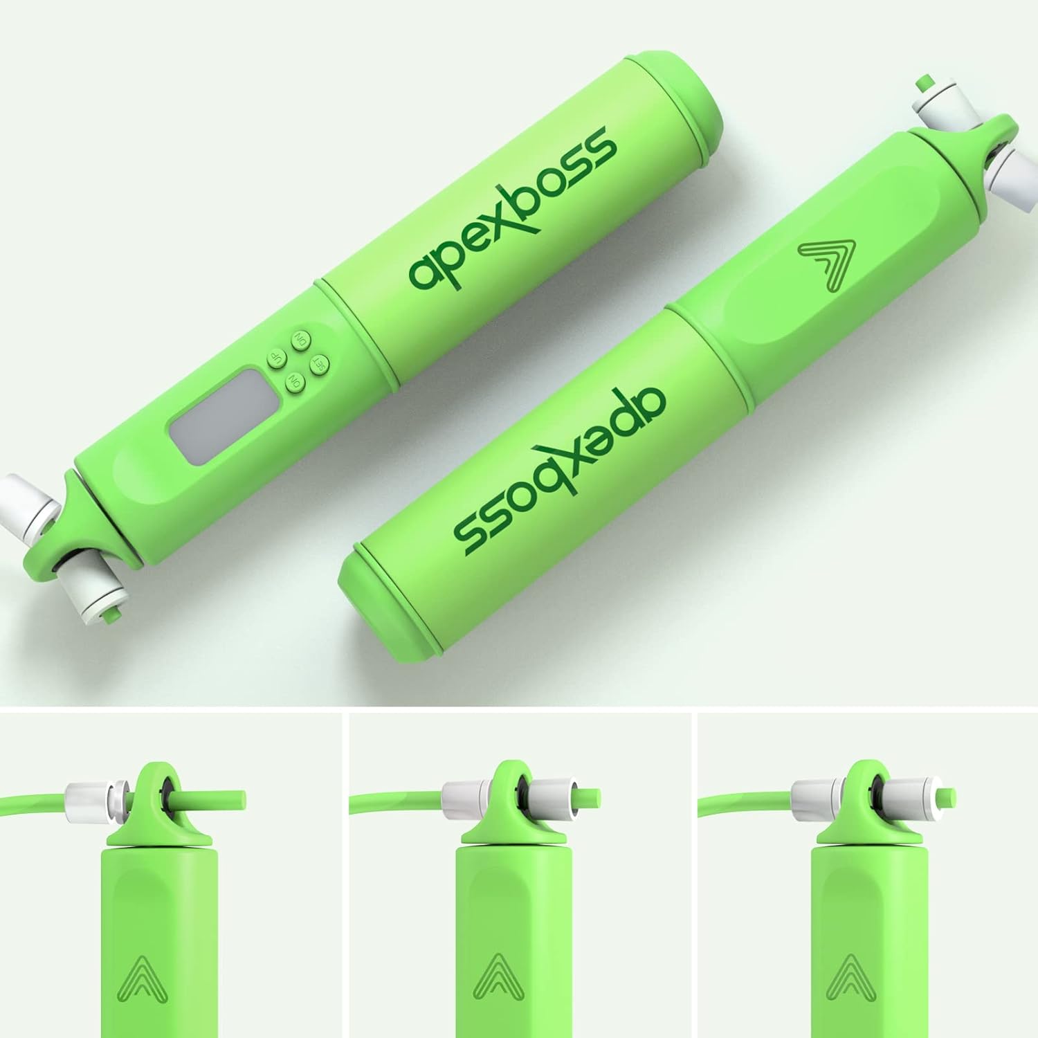 Jump Rope, Tangle-Free Fisheye Shaped Ball Bearing Speed Skipping Rope with Calorie Counter for Training Fitness, Exercise Digital Speed Rope with