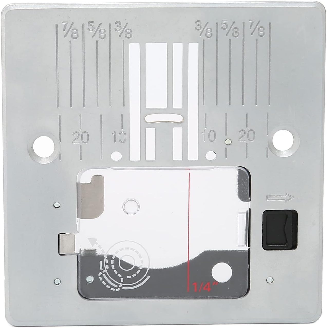 Placa de aguja de coser con placa de cubierta de plástico 416472401 para 3321 44S 4411 Heavy Duty 4423 Heavy Duty 5523 5532 Heavy Duty
