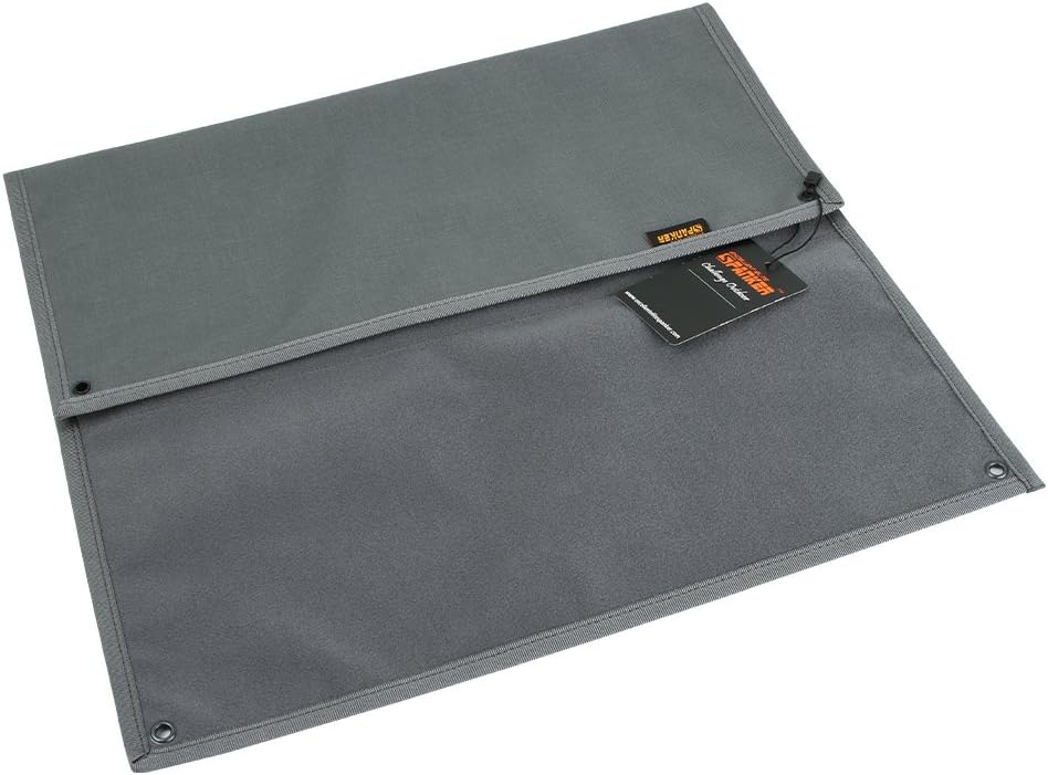 EXCELLENT ELITE SPANKER Tablero de exhibición de parches tácticos, panel de soporte militar plegable (gris, mediano)