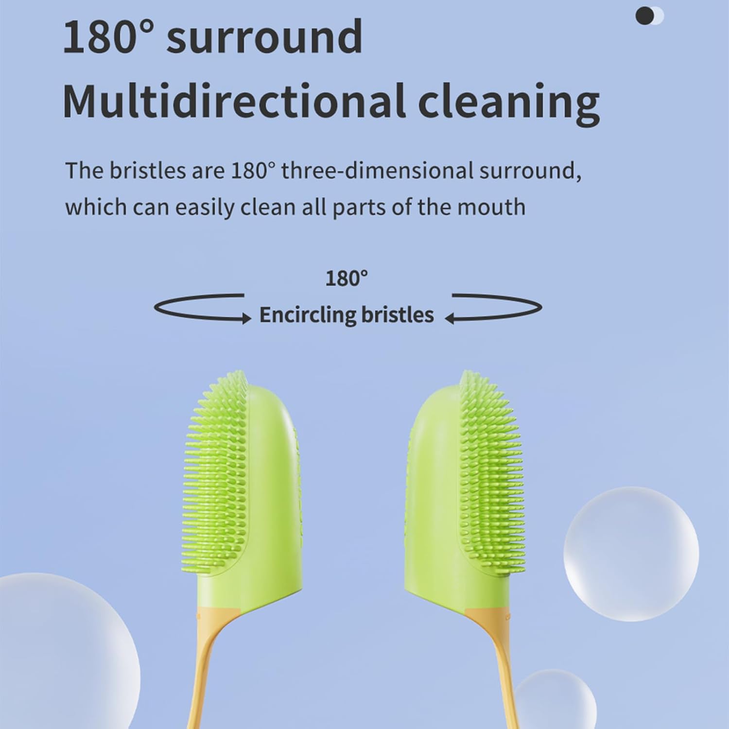 Trumoon Paquete de 3 cepillos de dientes para perros, kit de limpieza de dientes de perro, cepillo de dientes de gato, cepillo de dientes de dedos